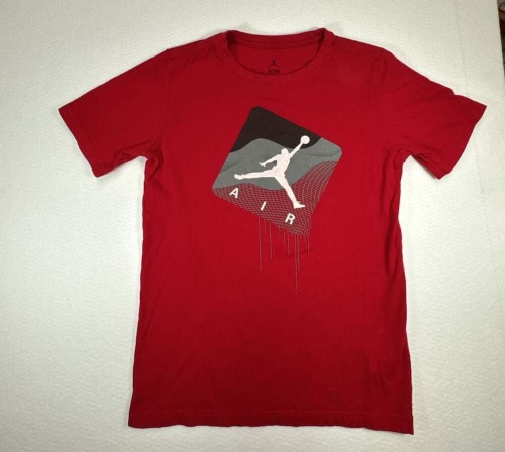 Jordan Boys Red Jumpman Air Graphic T-Shirt XL
